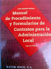 La producci&oacute;n bibliogr&aacute;fica de Lu&iacute;sChac&oacute;n es amplia. Aqu&iacute; tenemos dosejemplos de su mejor literatura y desu magn&iacute;fica aportaci&oacute;n a la pr&aacute;cticaadministrattiva.